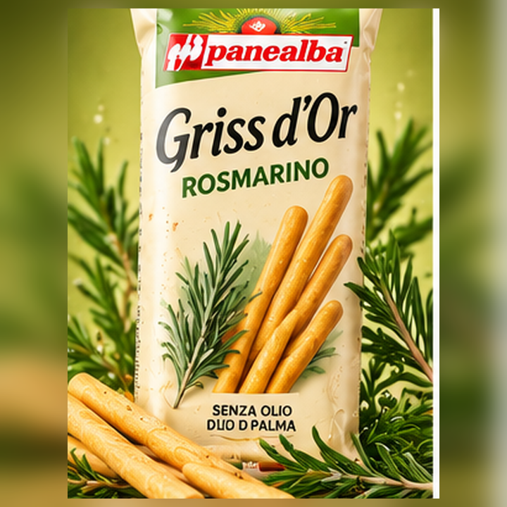Panealba Griss d'Or Rosmarino 100 g – Fanta/Rivella-style product image