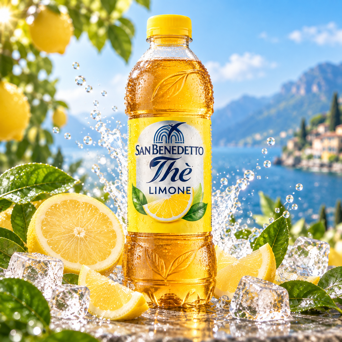 San Benedetto Limone 500 ml – zusätzliche Zitronen-Eistee Produktaufnahme